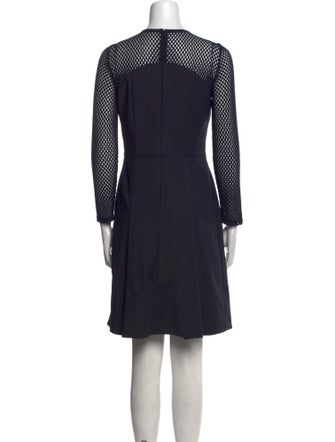 Akris Punto Crew Neck Knee-Length Dress