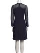 Akris Punto Crew Neck Knee-Length Dress