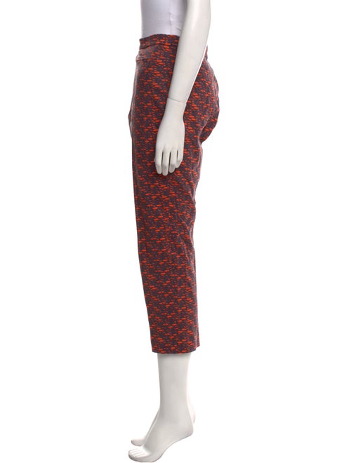 Akris Punto Printed Straight Leg Pants