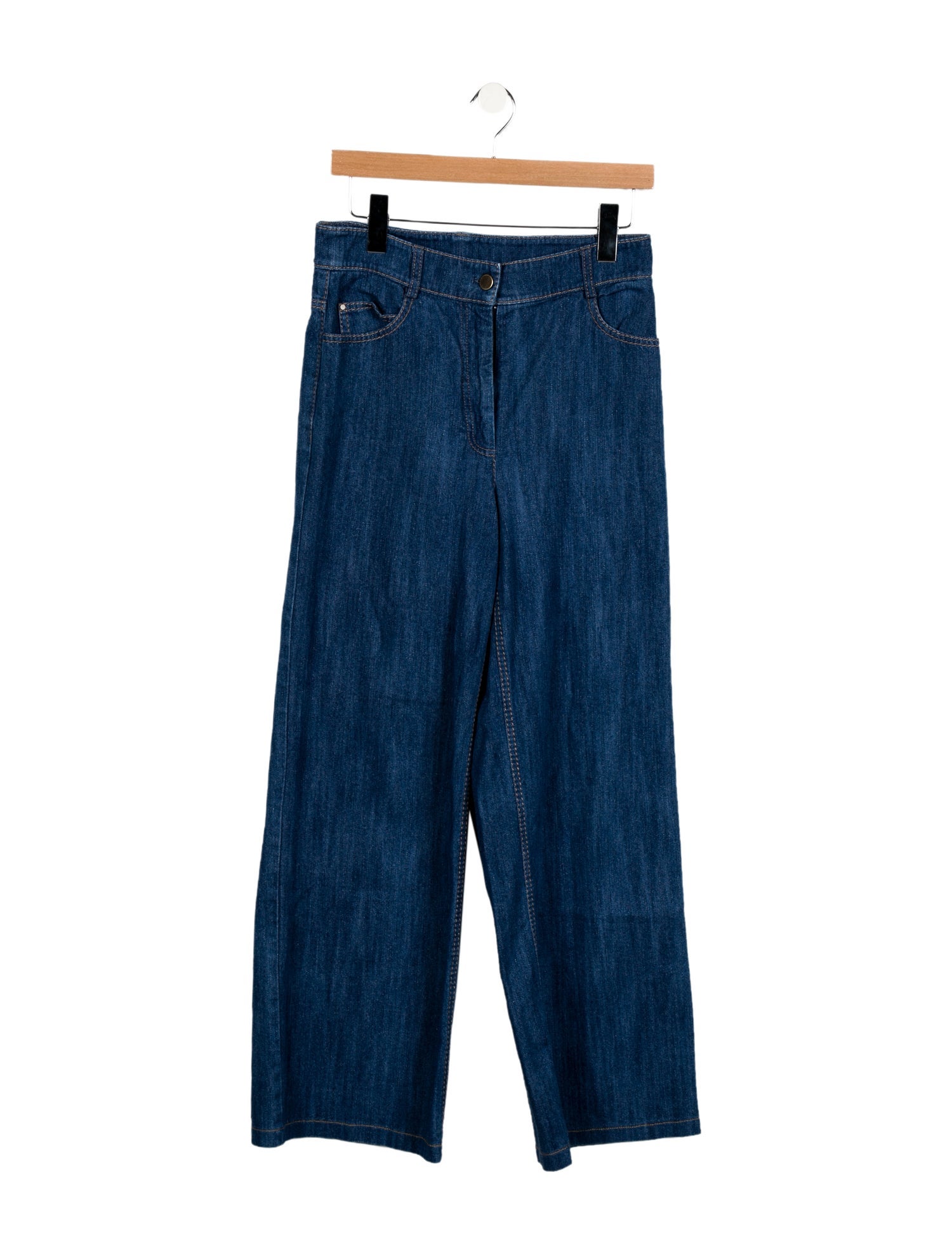 Akris Punto High-Rise Wide Leg Jeans