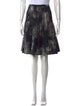 Akris Punto Pleated Accents Knee-Length Skirt