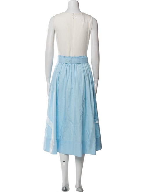 Akris Punto Crew Neck Long Dress