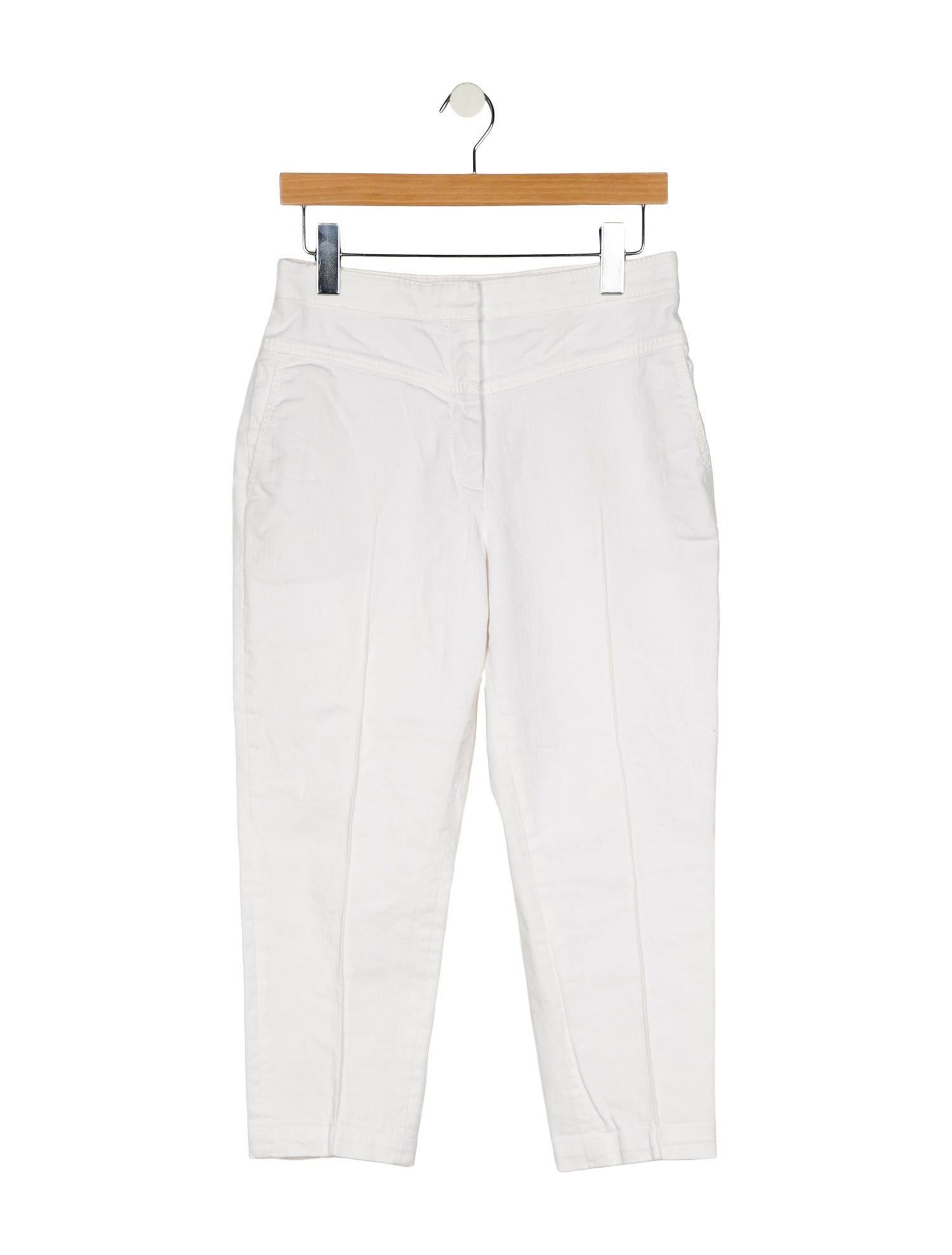 Akris Punto Mid-Rise Straight Leg Jeans