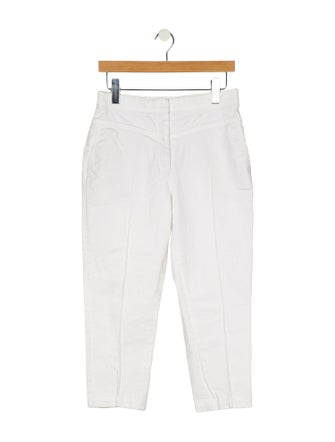 Akris Punto Mid-Rise Straight Leg Jeans