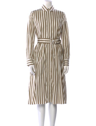 Akris Punto Striped Mini Dress