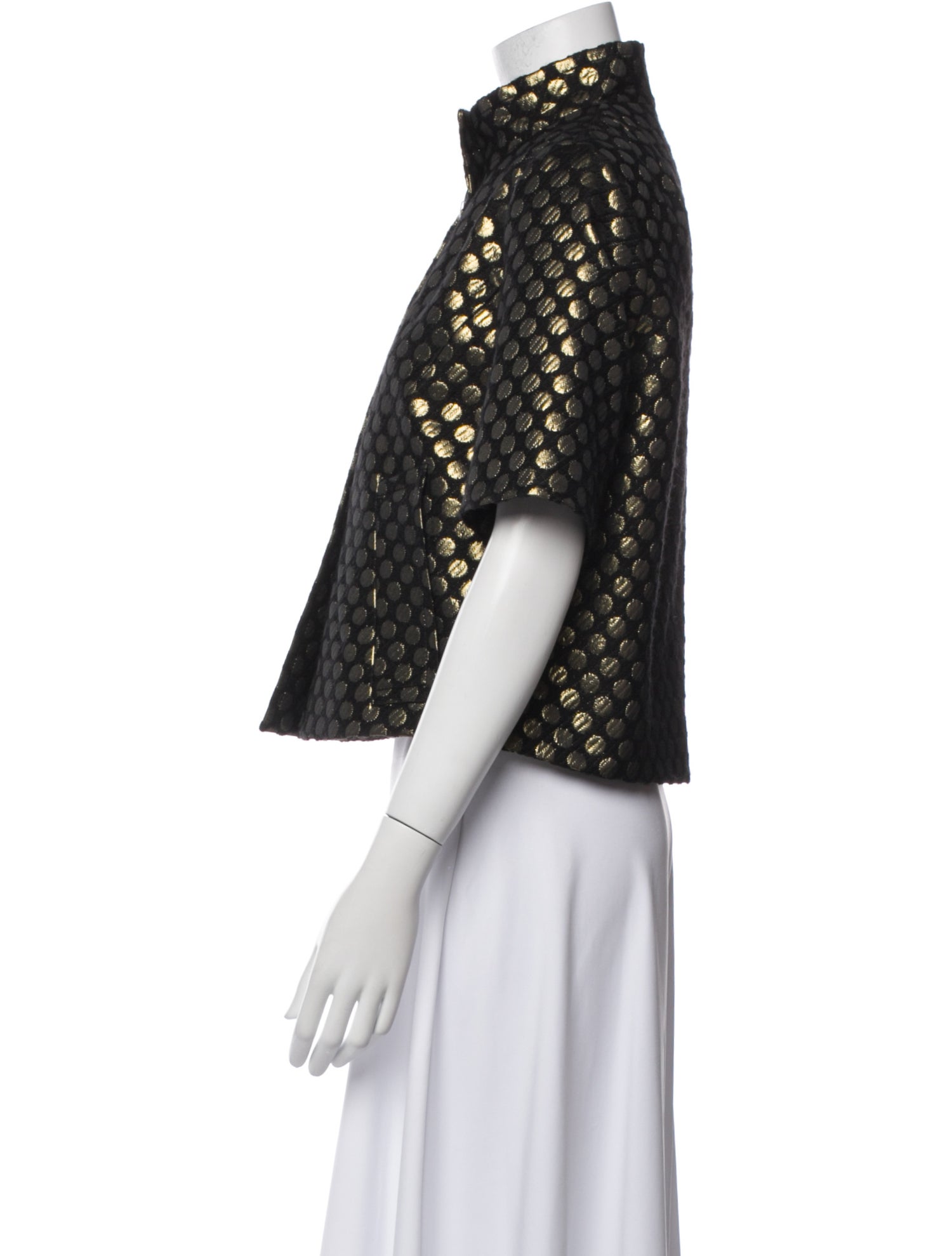 Akris Punto Polka Dot Print Evening Jacket w/ Tags