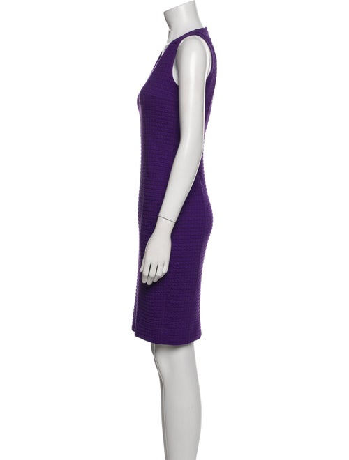 Akris Punto V-Neck Knee-Length Dress