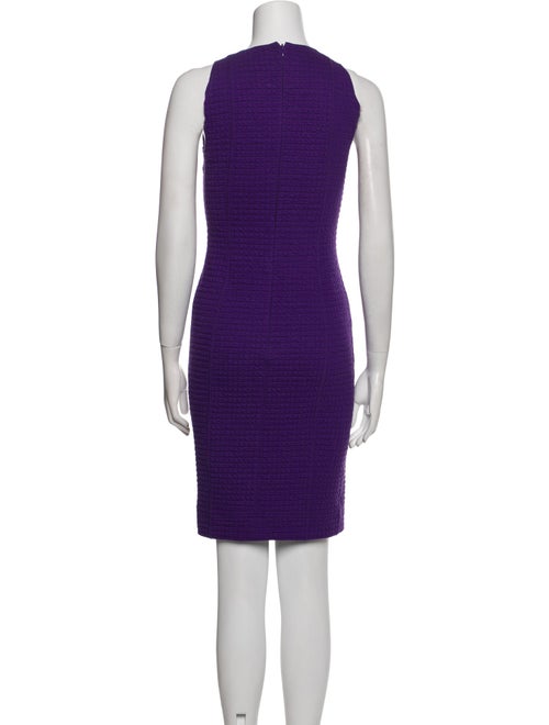 Akris Punto V-Neck Knee-Length Dress