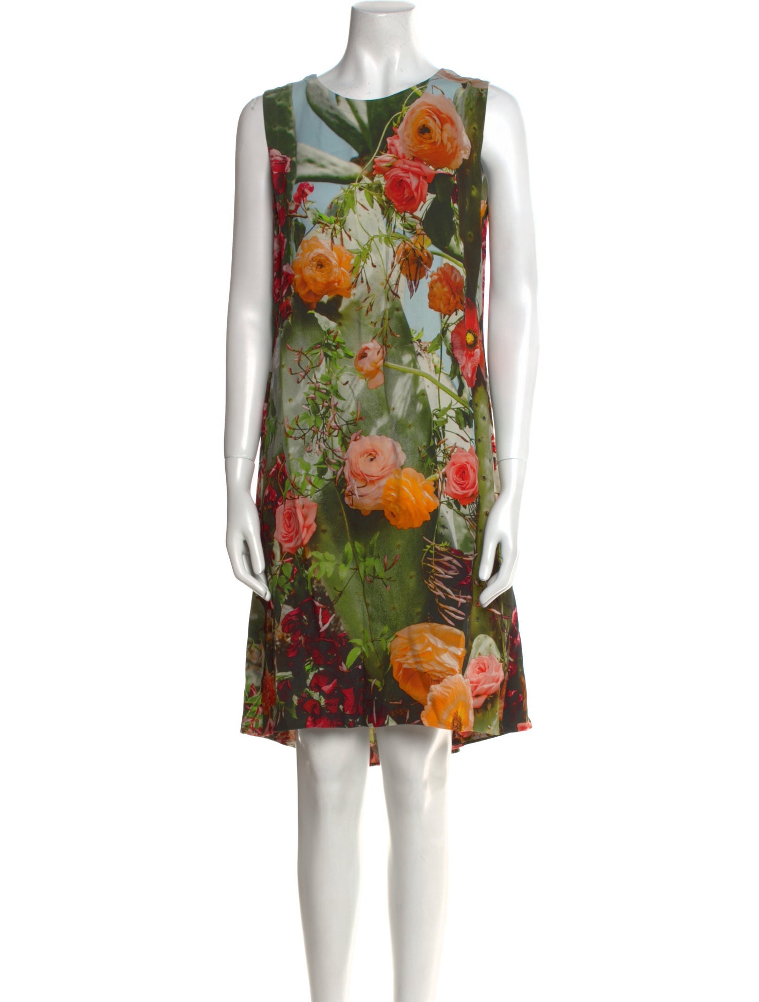 Akris Punto Floral Print Mini Dress