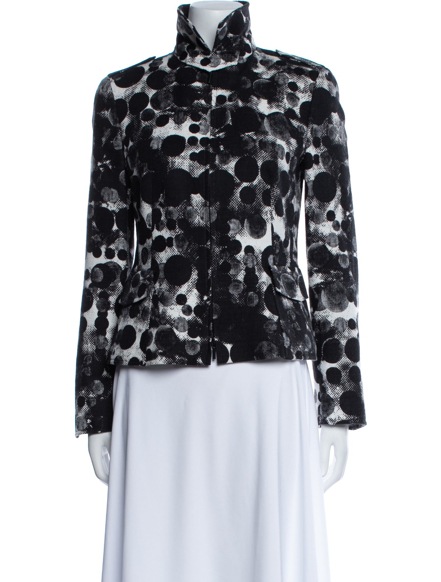 Akris Punto Printed Evening Jacket
