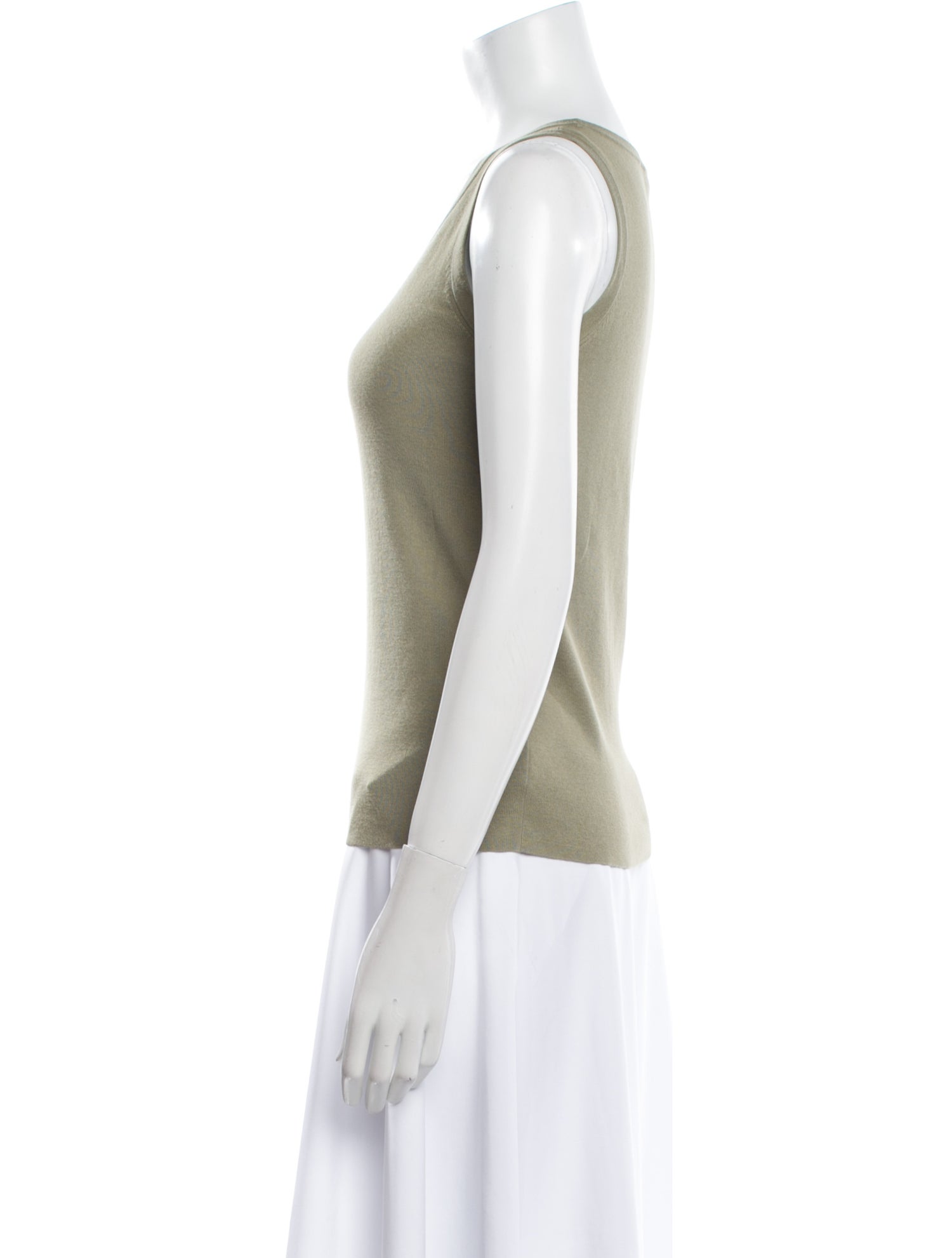 Akris Punto Scoop Neck Sleeveless Top