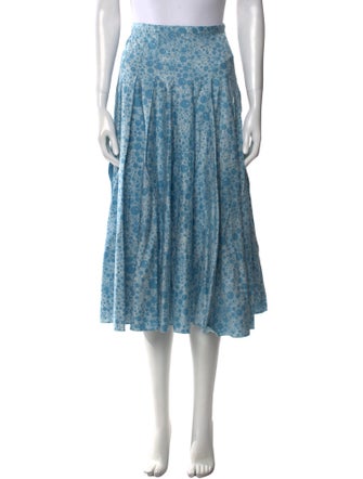 Akris Punto Printed Midi Length Skirt