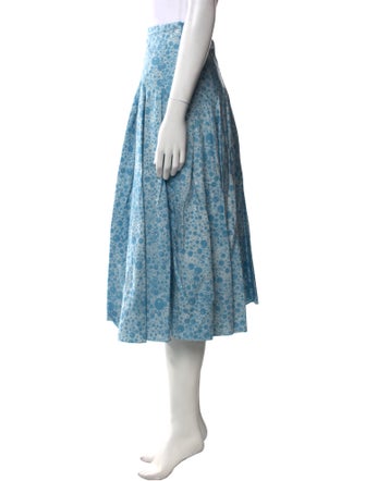 Akris Punto Printed Midi Length Skirt