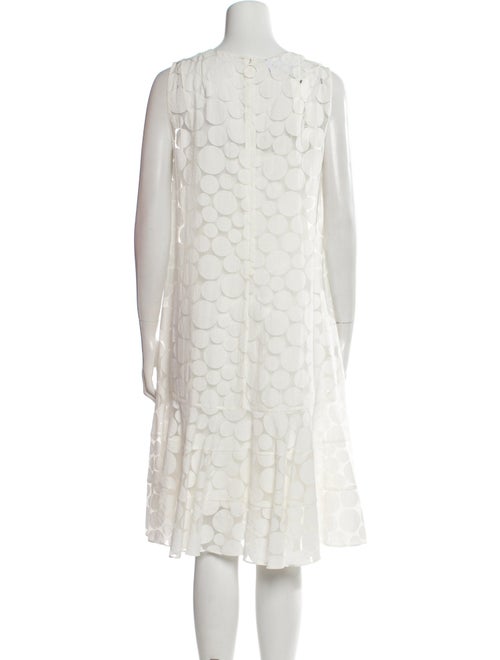 Akris Punto Crew Neck Knee-Length Dress