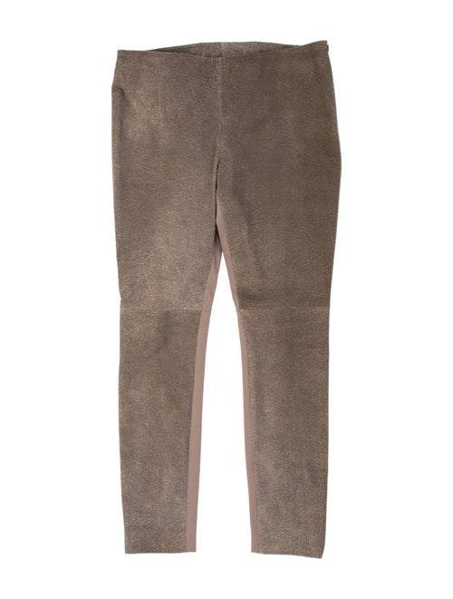Akris Punto Suede Skinny Leg Pants
