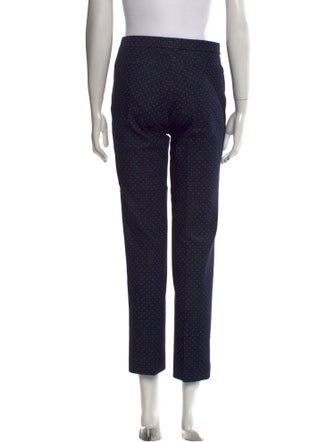 Akris Punto Polka Dot Print Straight Leg Pants