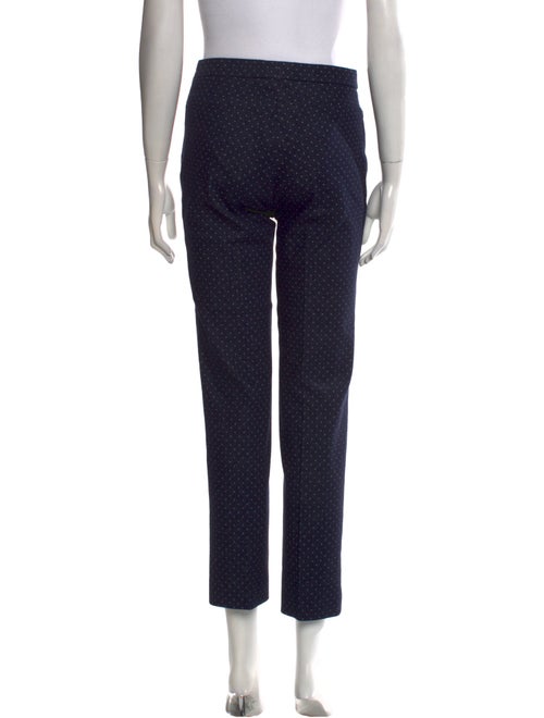 Akris Punto Polka Dot Print Straight Leg Pants