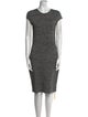 Akris Punto Crew Neck Knee-Length Dress