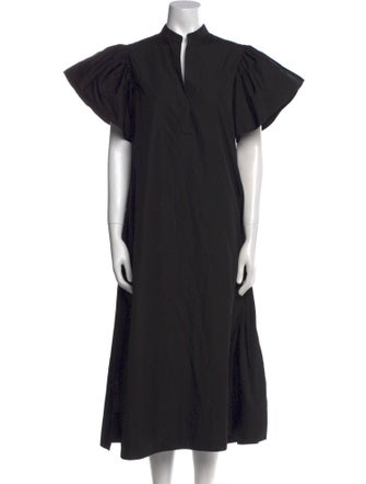Akris Punto Mock Neck Long Dress