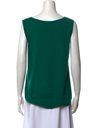 Akris Punto Wool Scoop Neck Top