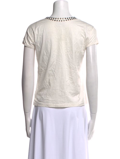 Akris Punto Scoop Neck Short Sleeve Top