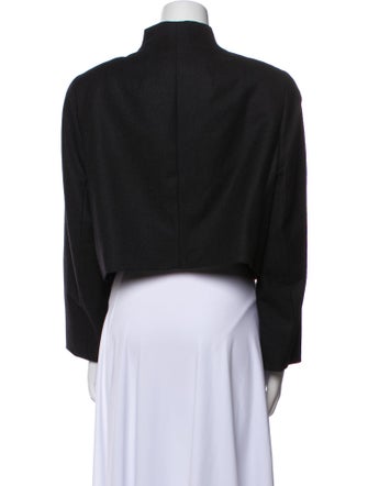 Akris Wool Plaid Print Jacket