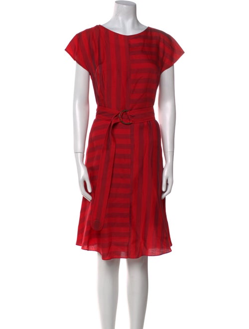 Akris Punto Crew Neck Knee-Length Dress