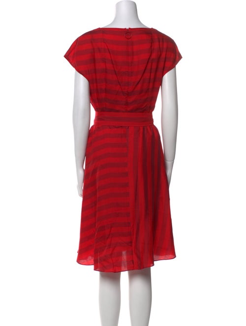 Akris Punto Crew Neck Knee-Length Dress