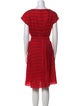 Akris Punto Crew Neck Knee-Length Dress