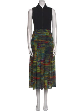 Akris Punto Wool Long Dress