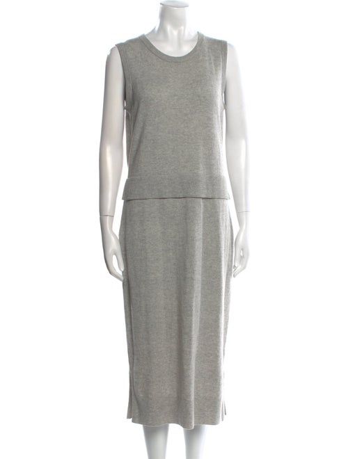 Akris Punto Wool Midi Length Dress