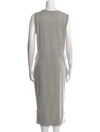 Akris Punto Wool Midi Length Dress
