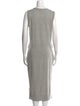 Akris Punto Wool Midi Length Dress