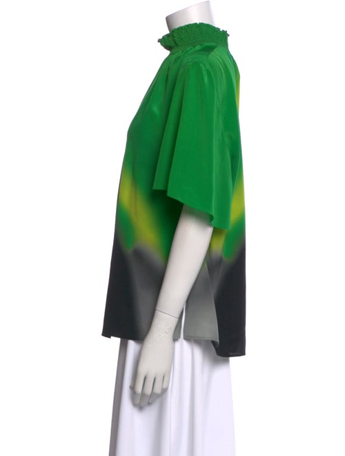 Akris Punto Silk Printed Blouse