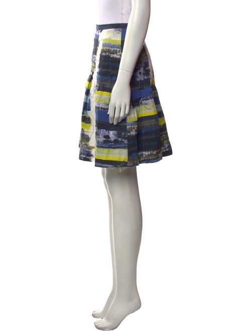 Akris Punto Striped Knee-Length Skirt