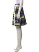 Akris Punto Striped Knee-Length Skirt