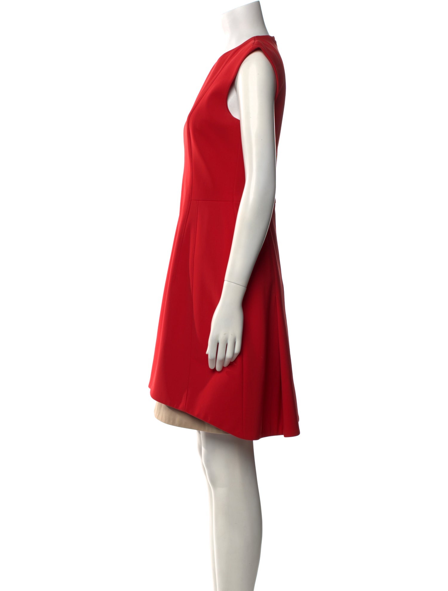 Akris Punto Crew Neck Knee-Length Dress