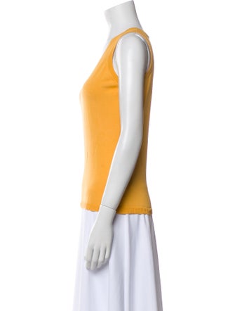 Akris Punto Scoop Neck Sleeveless Top
