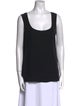 Akris Punto Silk Scoop Neck Top