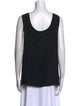 Akris Punto Silk Scoop Neck Top