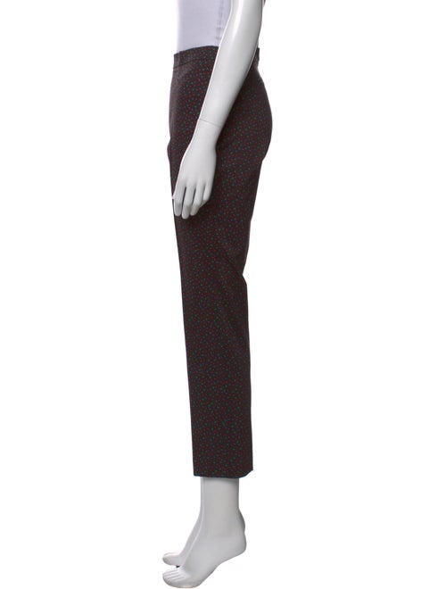 Akris Punto Polka Dot Print Straight Leg Pants