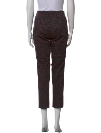 Akris Punto Polka Dot Print Straight Leg Pants