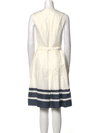 Akris Punto Striped Mini Dress