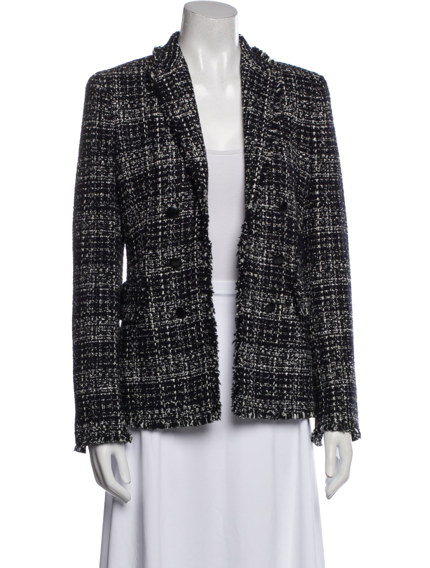 Akris Punto Tweed Pattern Evening Jacket