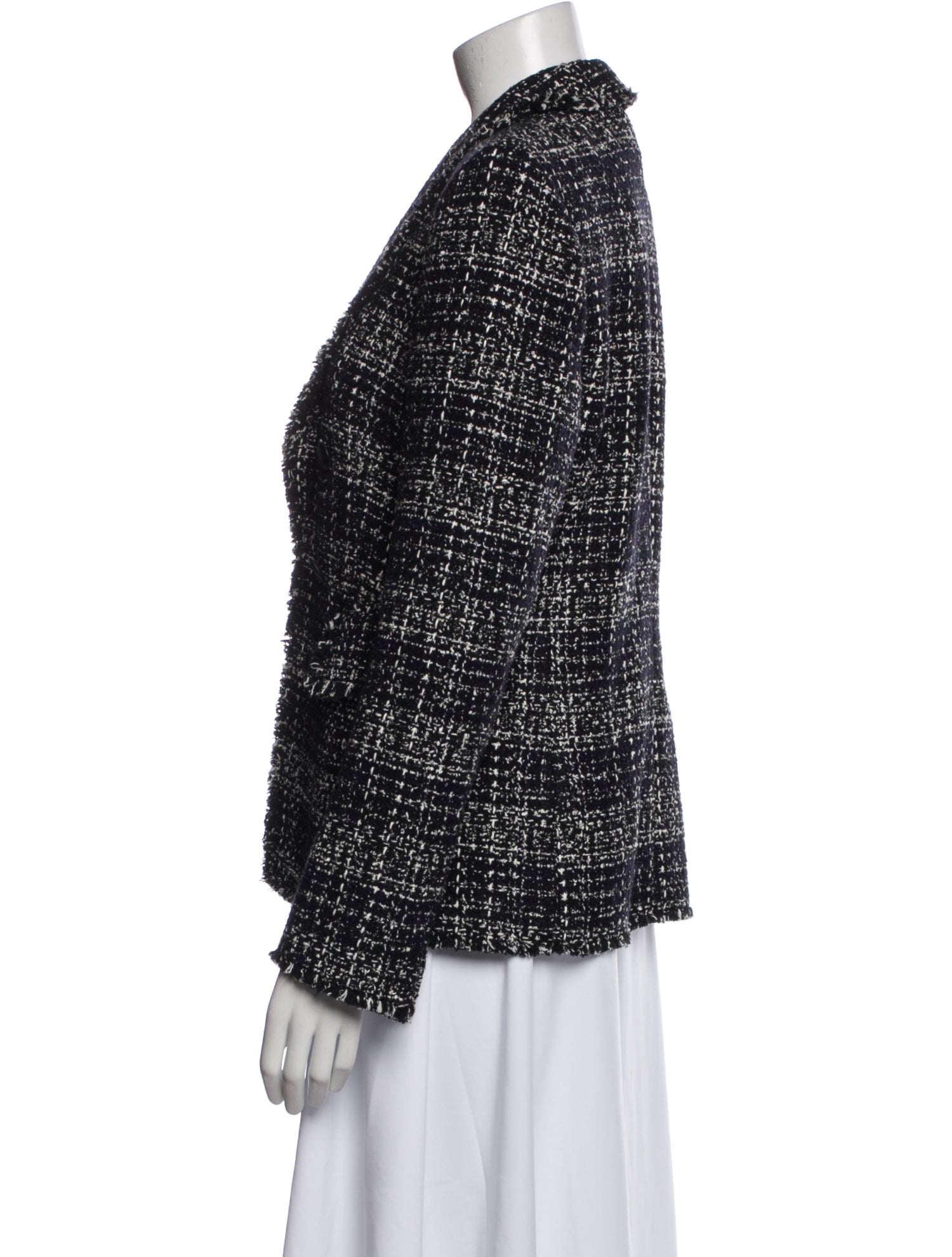 Akris Punto Tweed Pattern Evening Jacket