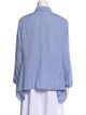 Akris Punto V-Neck Long Sleeve Blouse