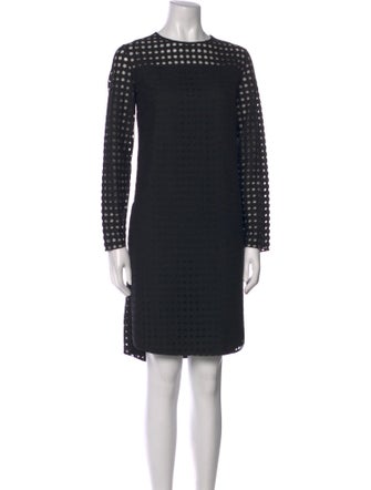 Akris Punto Crew Neck Knee-Length Dress