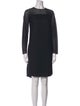 Akris Punto Crew Neck Knee-Length Dress
