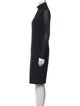 Akris Punto Turtleneck Knee-Length Dress