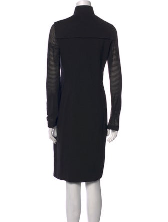 Akris Punto Turtleneck Knee-Length Dress